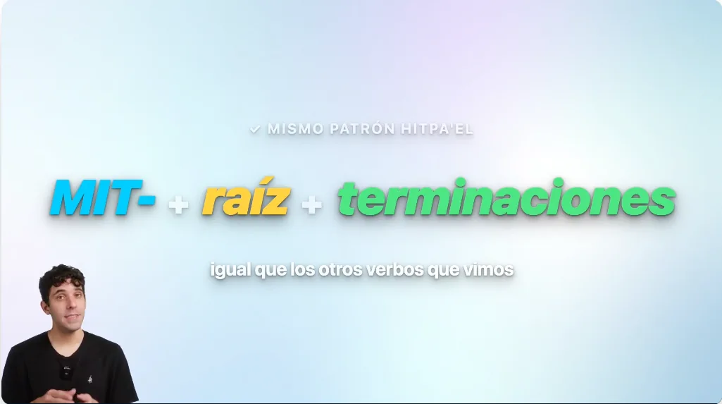 Videolección del curso sobre vocabulario de ropa, colores y el verbo vestirse