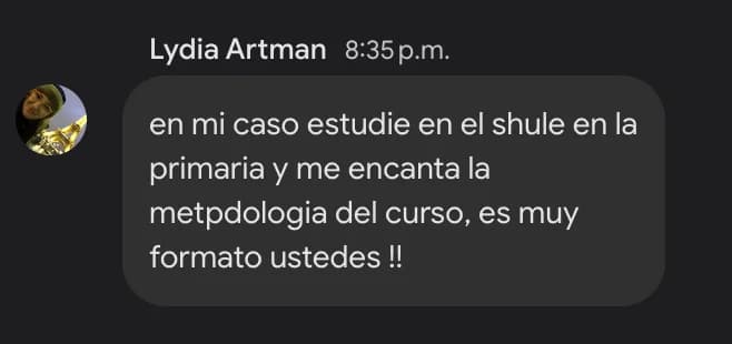 Testimonio de estudiante 10