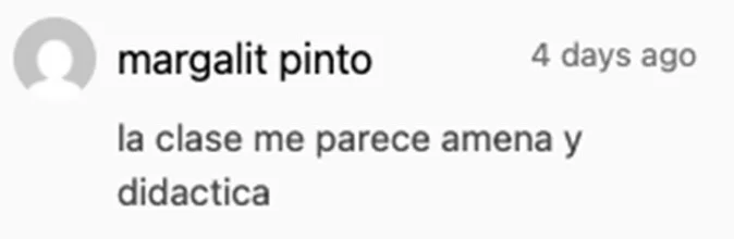 Testimonio de estudiante 3