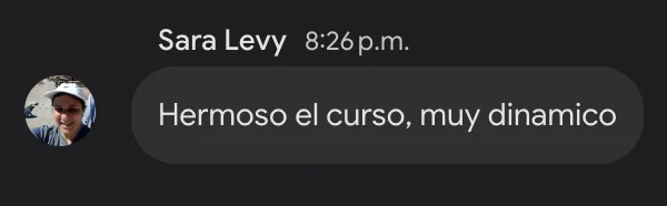 Testimonio de estudiante 6