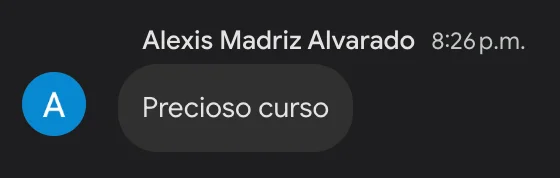 Testimonio de estudiante 8